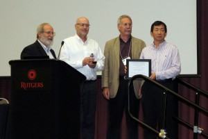 Shiseido America Inc. Receiving the Sustainable Business Award