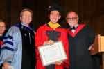 Michael Wong with Professors Greenberg and Nelessen Michael Wong with Professors Greenberg and Nelessen