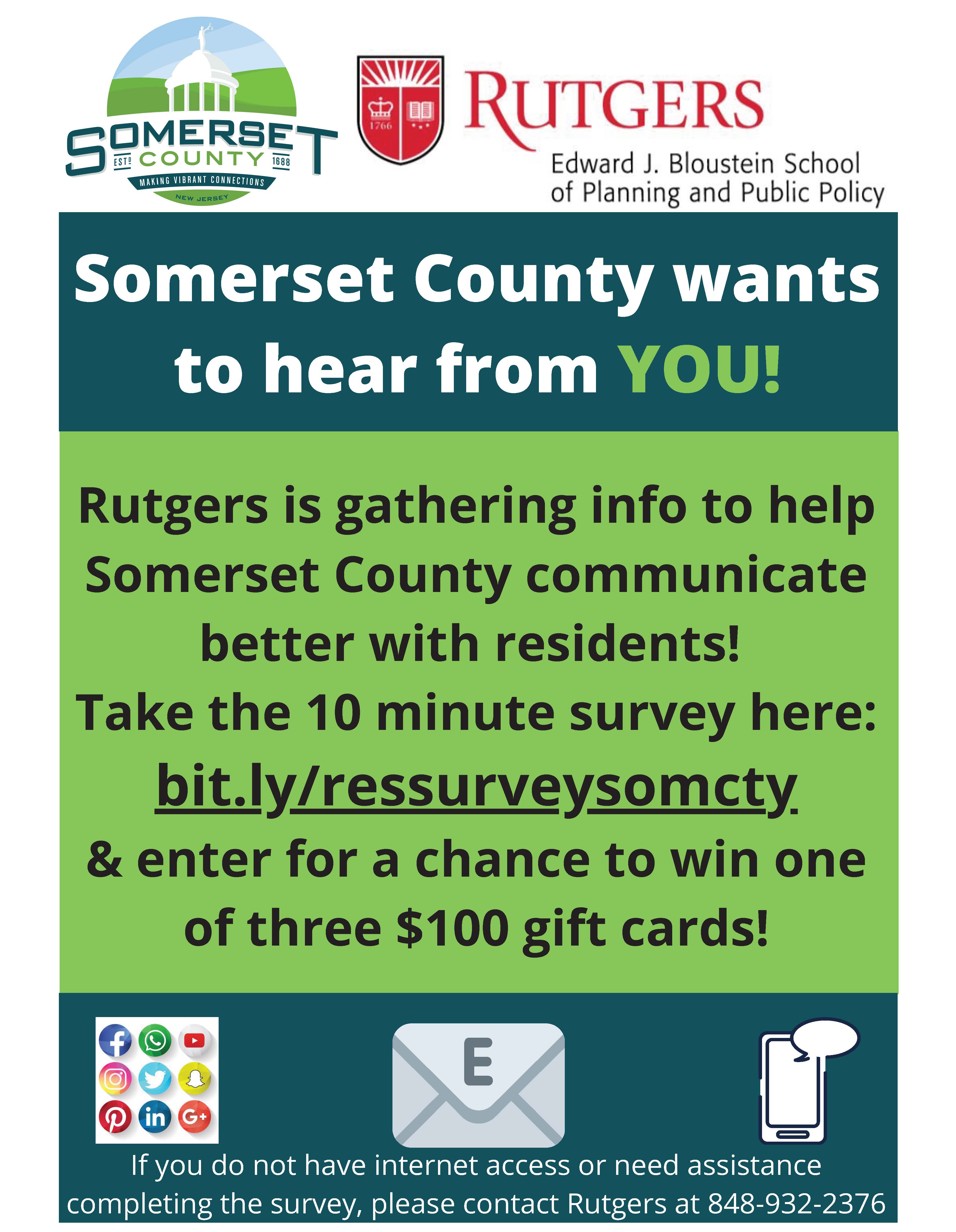 To access the survey, visit bit.ly/ressurveysomcty