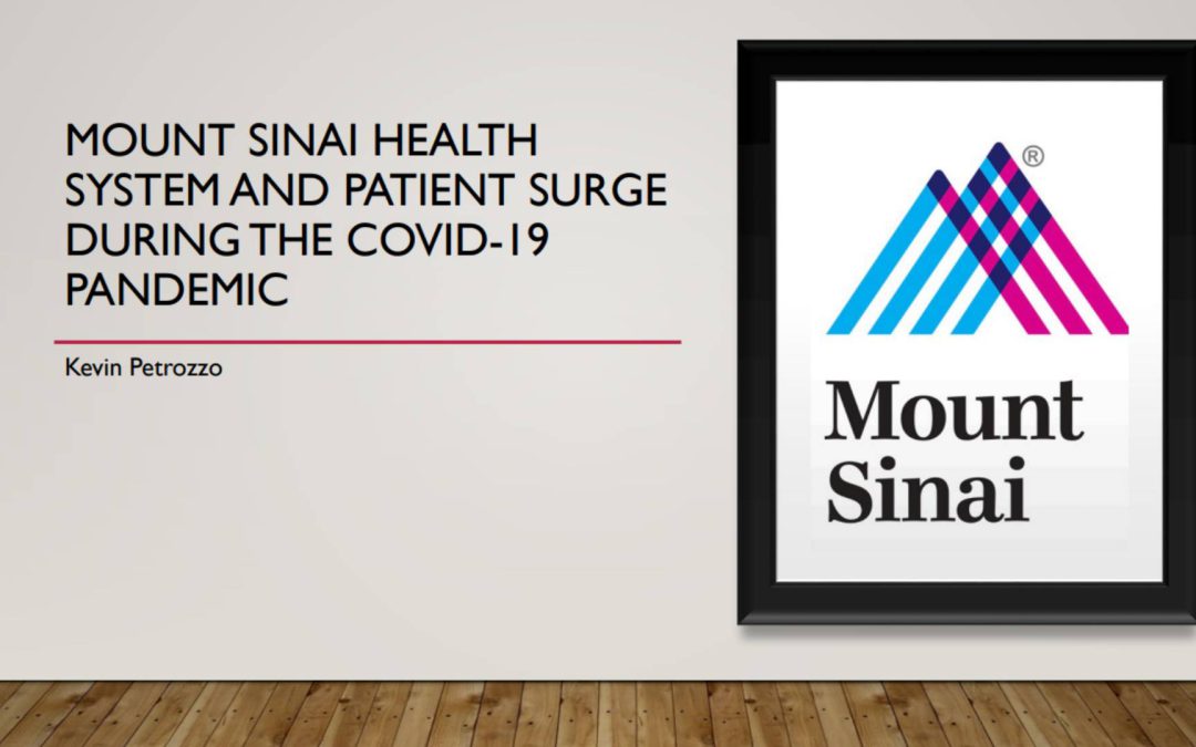 Mount Sinai Health System & Patient Surge During the Covid-19 Pandemic