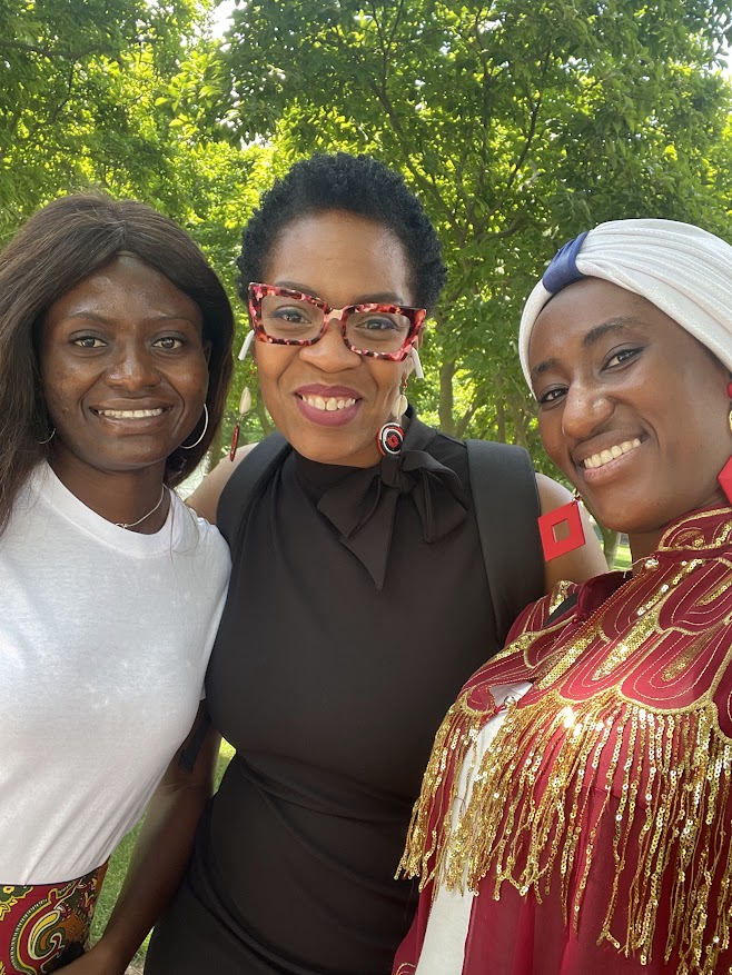 Professor O'Brien-Richardson with Mandela Fellows