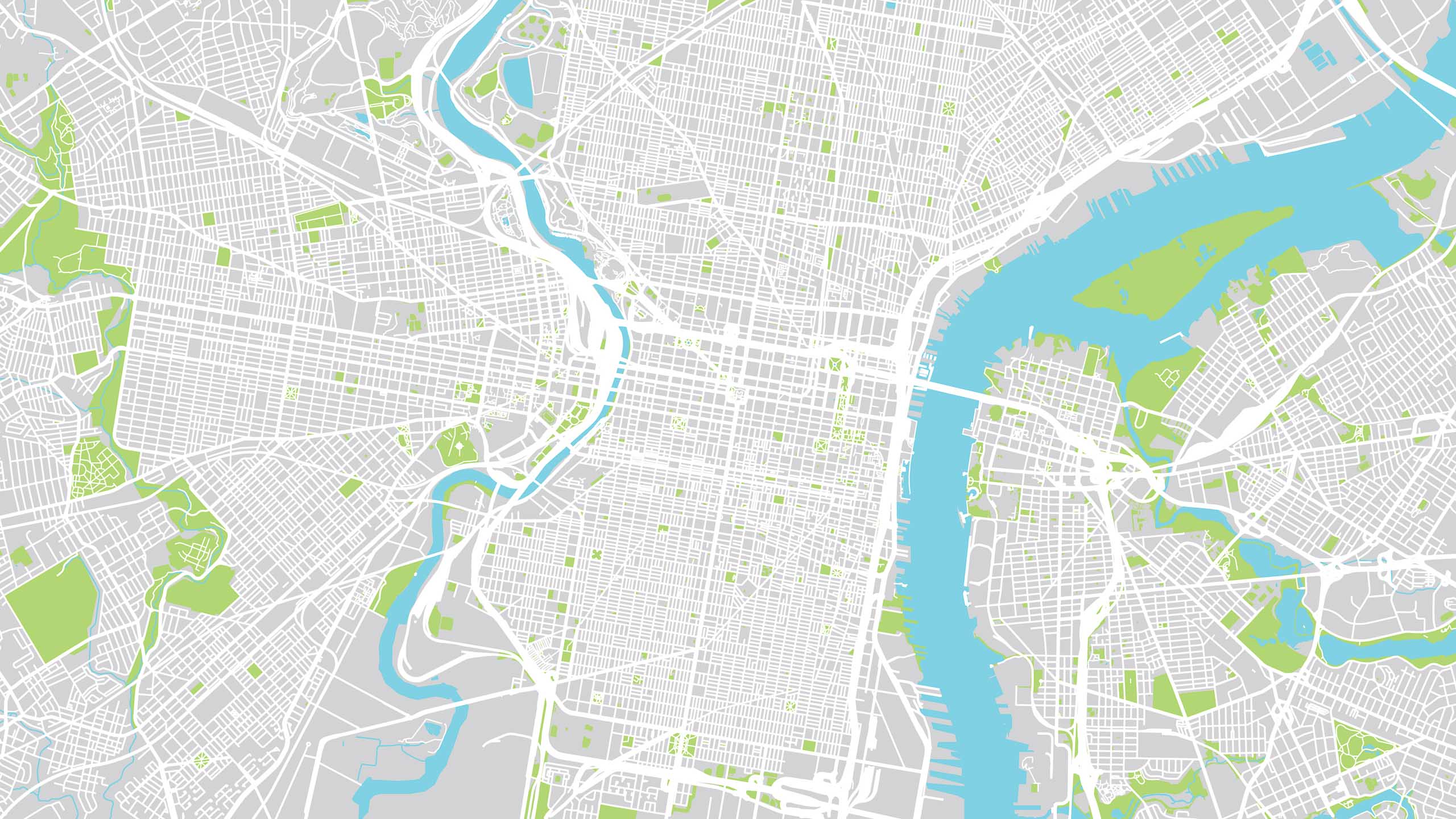 City and Regional planning map