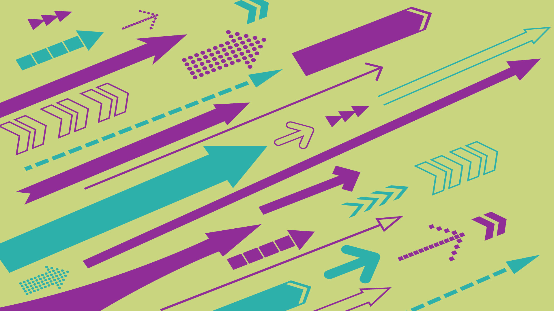 purple and blue arrows on green background pointing to the upper right purple and blue arrows on green background pointing to the upper right