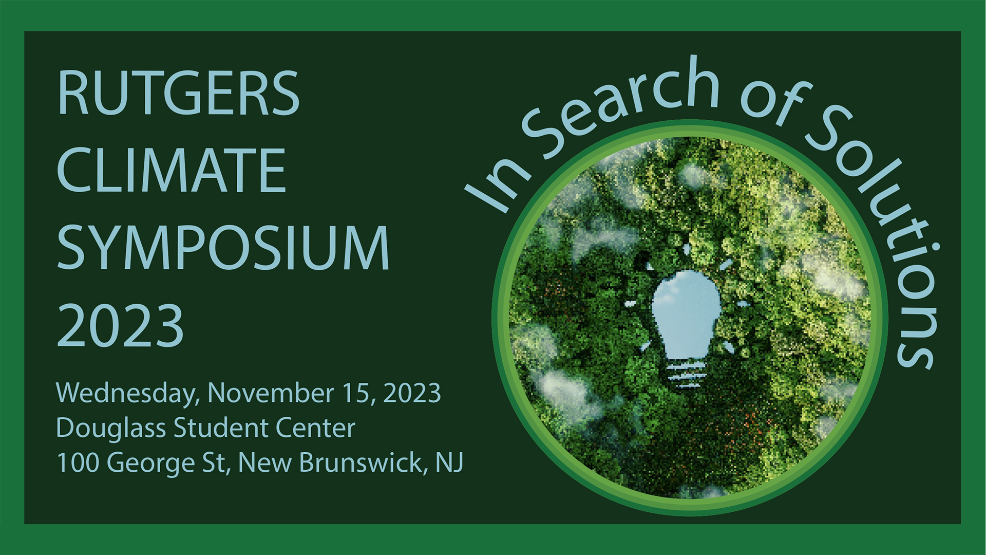 Rutgers Climate Symposium 2023 Rutgers Climate Symposium 2023