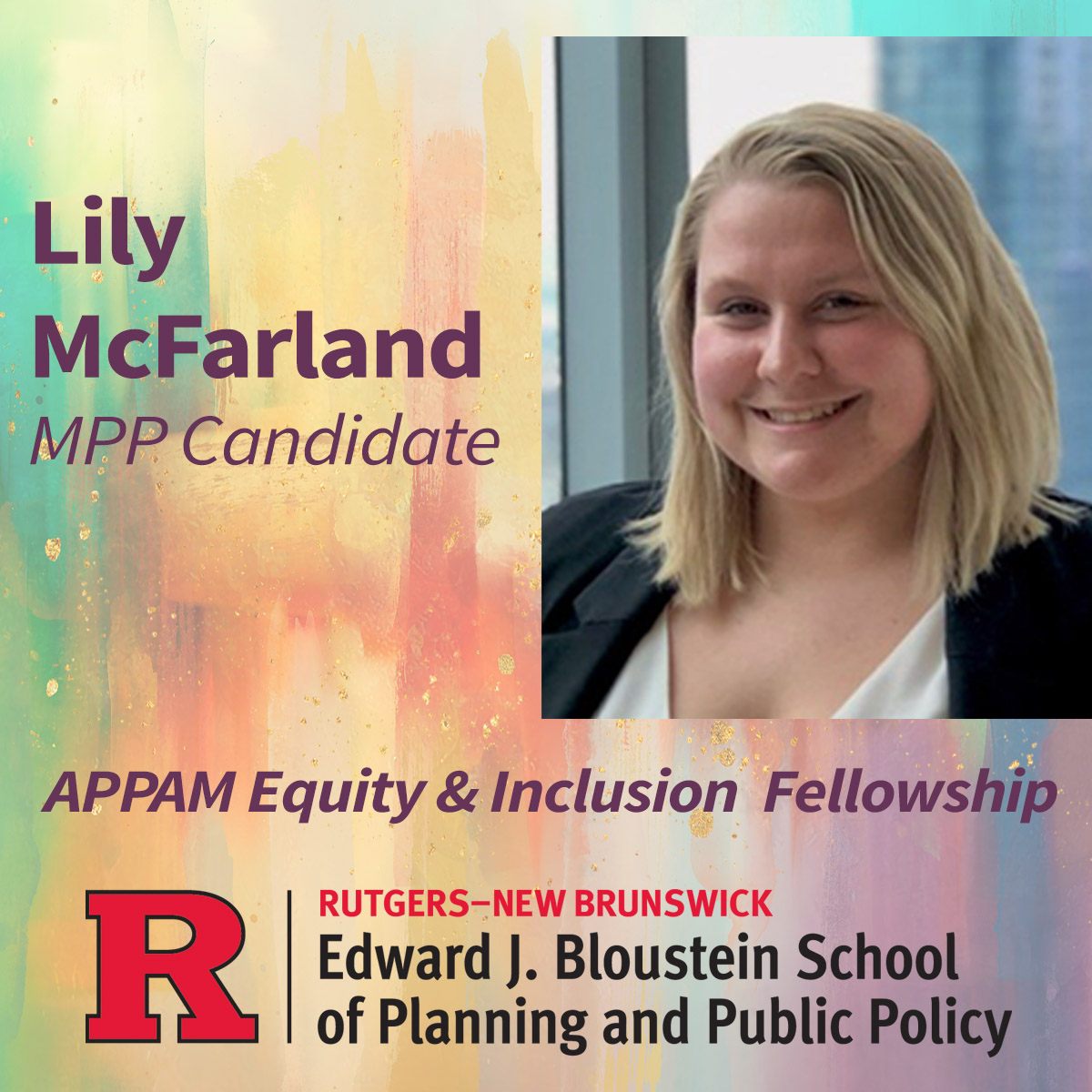 Lily McFarland APPAM Diversity & Inclusion Fellow