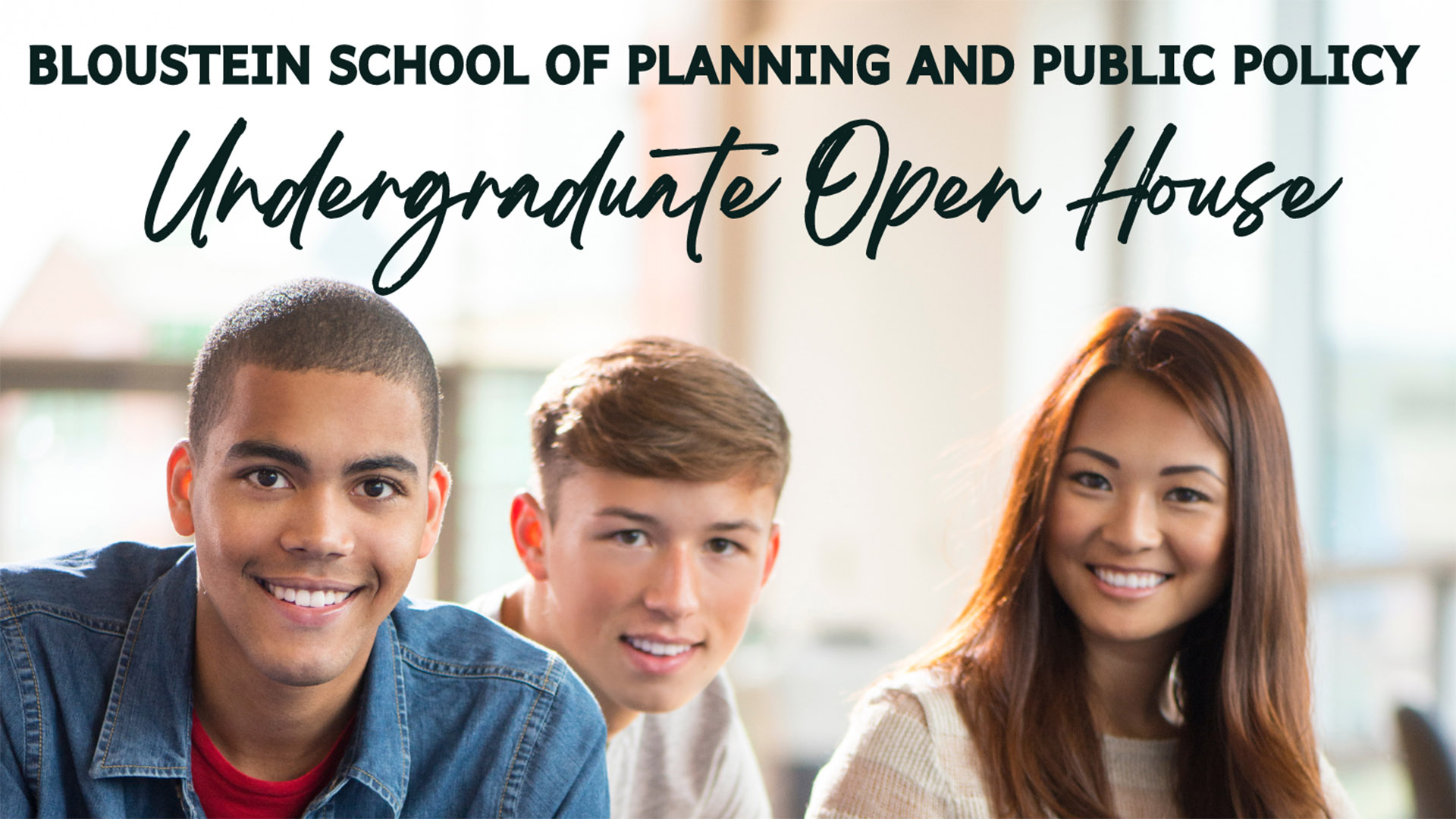 UPSOH full Flyer Fall 24 – 1 three smiling diverse undergraduate college students