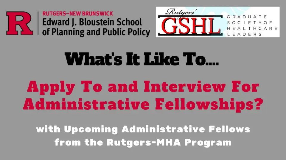 MHA Adminitrative Fellowships