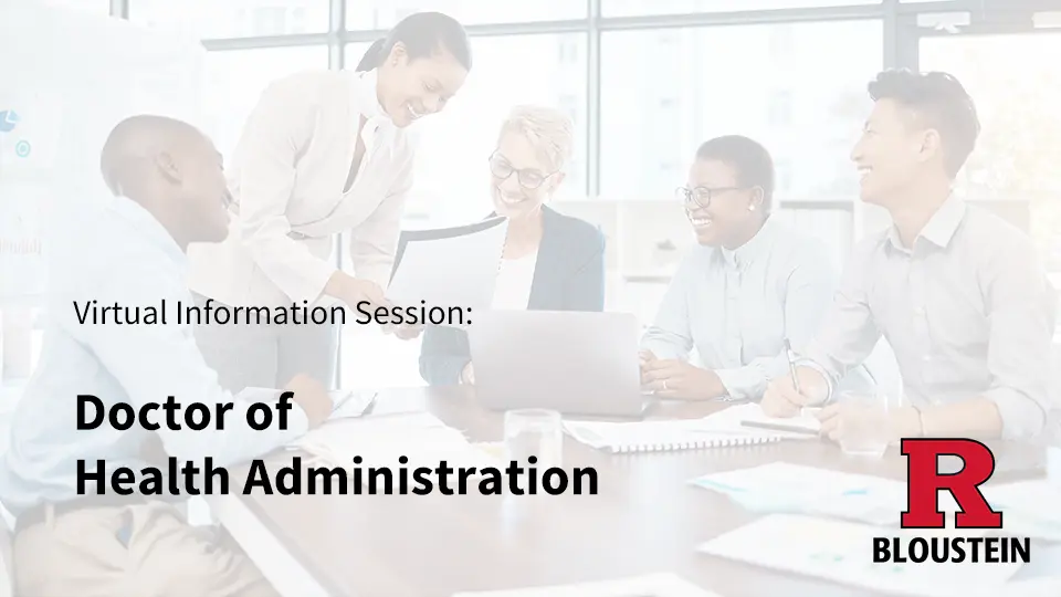 Doctor of Health Administration virtual info session