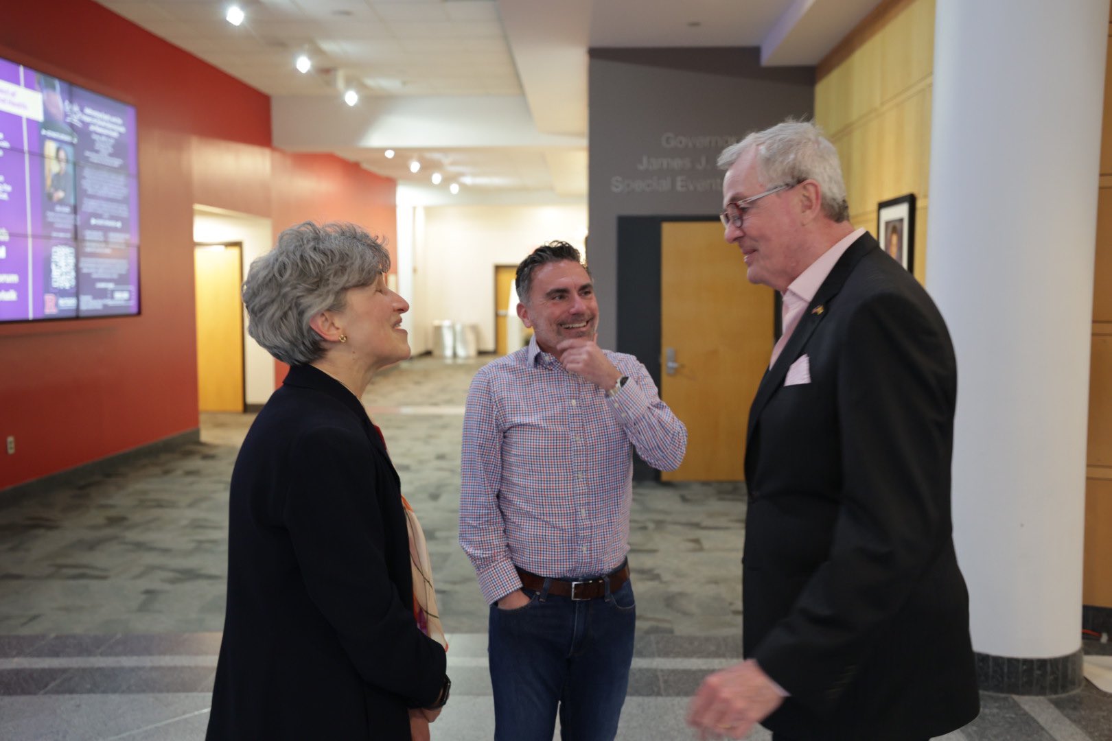 Rubin Roseman and Murphy in Lobby